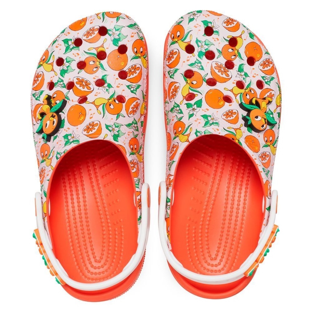 2022 Disney Parks 50th Anniversary Vault Orange Bird Adult Clogs Crocs - NEW - Picture 5 of 6